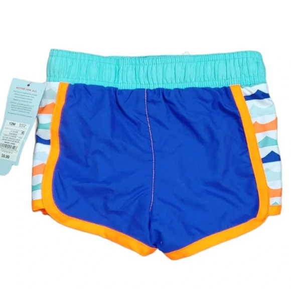 Cat & Jack Baby / Infant Swim Trunks Shorts 12 M - Picture 2 of 3